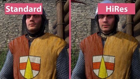 Kingdom Come Deliverance - HD-Texturen aus Patch 1.4 gegen Standard-Texturen im Grafikvergleich