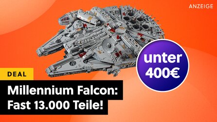 Fast 13.000 Teile, gigantisch groß und detailverliebt: Star Wars Millennium Falcon von der Lego-Alternative zum Hammerpreis!