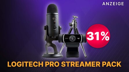 Teaserbild für Amazon Angebote: Sichert euch das Blue Yeti Mikrofon + die Logitech C922 Pro HD Webcam zum Bundle-Bestpreis
