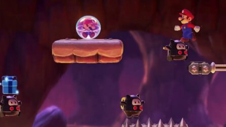 Mario vs. Donkey Kong zeigt einige Features, die im Klassiker damals nicht dabei waren