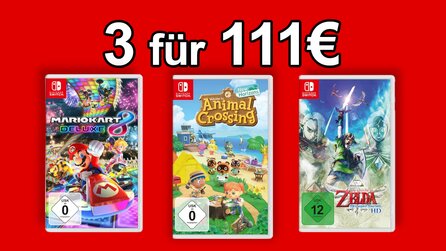 Nintendo Switch Games bei Mediamarkt: 3 Spiele für 111 Euro [Anzeige]