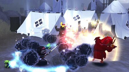 Mini Ninjas - Kämpferische Screenshots des Actionspiels