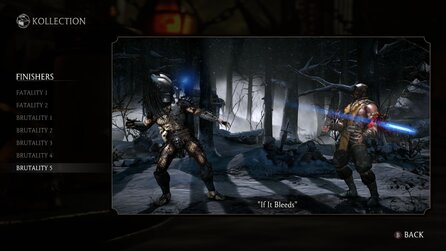 Mortal Kombat X - Finisher und Kostüm-Variationen des Predators