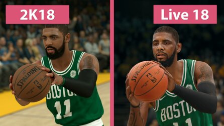 NBA 2K18 gegen NBA Live 18 - Die beiden Basketball-Giganten im Grafikvergleich
