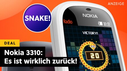 Die Rückkehr des Königs: Das Nokia 3310 ist wirklich wieder zurück - inklusive dem kultigsten Handygame aller Zeiten!!