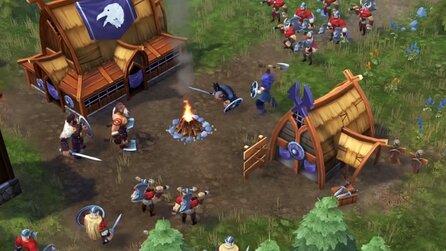 Northgard - Singleplayer-Trailer: RTS-Kampagne mit Drachen, Wikinger und Helden