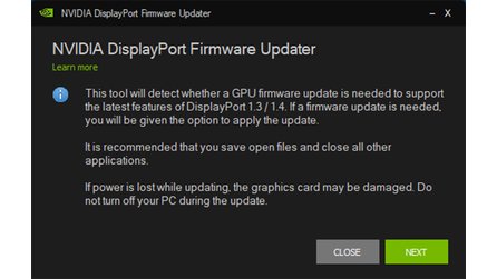 Nvidia Firmware-Update für Geforce 7009001000 - Behebt Bugs und bringt neue Features für Displayport