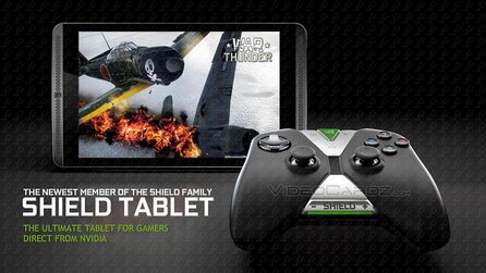 Nvidia Shield - Spiele-Tablet mit externem Controller und Tegra K1