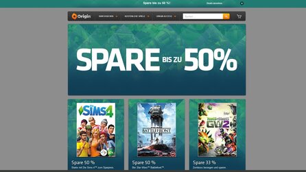 EA Origin - Frühlings-Sale mit bis zu 50 Prozent Rabatt gestartet