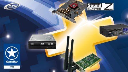 Plus-Aufrüstpaket für GameStar-PCs - Soundblaster Z, Blu-ray, WLAN + mehr