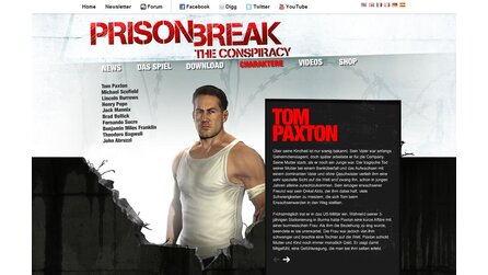Prison Break: The Conspiracy - Charakterdossiers und mehr auf neuer Website