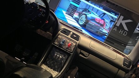 Spielen in 4K und 60 FPS - Projects Cars in einem Mercedes CLK AMG-Simulator