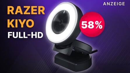 Teaserbild für Amazon Frühlingsangebote: Razer Kiyo 58% reduziert - beste Full-HD USB Webcam fürs Home Office