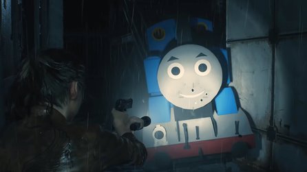 Mod für Resident Evil 2 macht Thomas die Lokomotive zum Endgegner Mr. X - Nie war Resi gruseliger