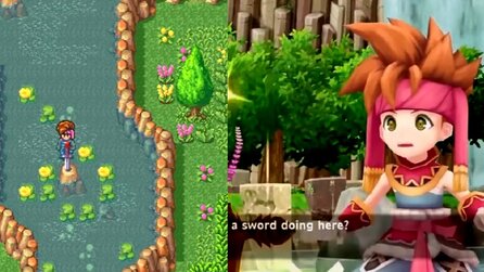 Secret of Mana - Video vergleicht Original mit Remake