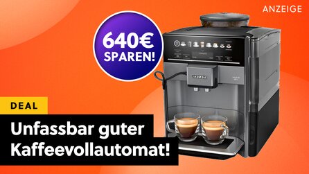 Teaserbild für Premium Kaffeevollautomat zum Rausschmisspreis: Eine besonders gute Siemens Kaffeemaschine ist für kurze Zeit so günstig, dass die Konkurrenz sich fürchten muss!