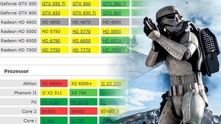 Star Wars: Battlefront - Systemanforderungen und Voraussetzungen - Performance und Grafikvergleich