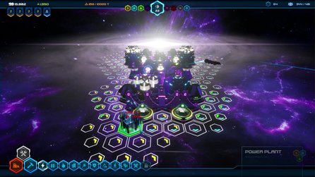 Starport Delta - Gameplay aus dem Weltraum-Aufbauspiel
