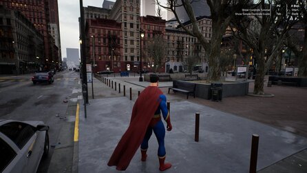 Superman in der Unreal Engine 5 - Screenshots aus der hübschen Techdemo