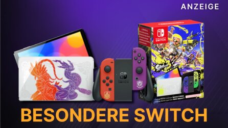 Teaserbild für Pokémon, Mario und Splatoon: Ihr bekommt grad drei besondere Modelle der Nintendo Switch + Switch OLED