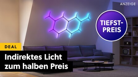 Indirekte Beleuchtung zum absoluten Tiefstpreis: Holt euch die smarten Govee LED-Panele für eure Wände mit 50% Rabatt!
