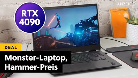 Teaserbild für Der mit Abstand günstigste Laptop mit RTX 4090, den ich je gesehen habe – WQHD-Gaming mit Raytracing + 240 Hz