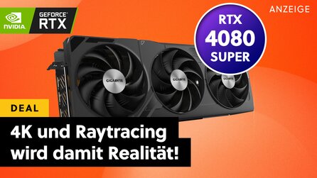 Teaserbild für Nvidia-Deals bei Mindfactory: Gerade gibts sogar die neue 4K-Grafikkarte RTX 4080 Super deutlich günstiger!