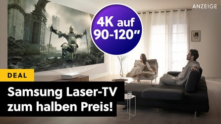 Dieser Samsung 4K Laser-TV ist um Welten größer als alle Fernseher + kostet mit 45% Rabatt viel weniger, als ihr denkt!