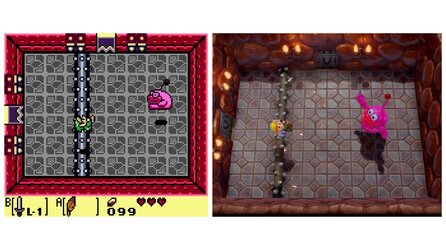The Legend of Zelda: Links Awakening - Vergleichsbilder Original vs. Remake