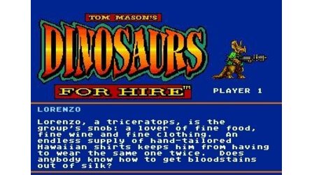 Tom Masons Dinosaurs For Hire Sega Mega Drive