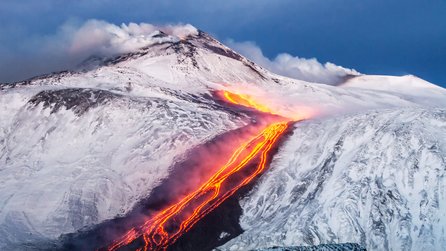 Europas aktivster Vulkan hat soeben für ein spektakuläres Naturphänomen gesorgt