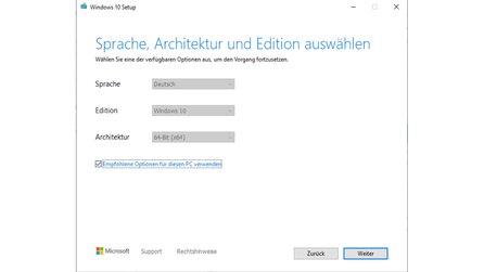 Windows 10 Installationsmedium erstellen