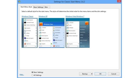 Windows 8 - Classic Shell - Startmenü zurückholen