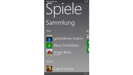 Nokia Lumia 920 - Screenshots von Windows Phone 8