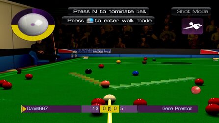 World Snooker Championship Real 2009 im Test - Referenz bei den Billard-Simulationen