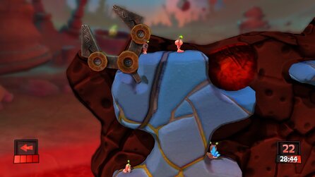 Worms Revolution - Screenshots aus dem Mars-Pack-DLC