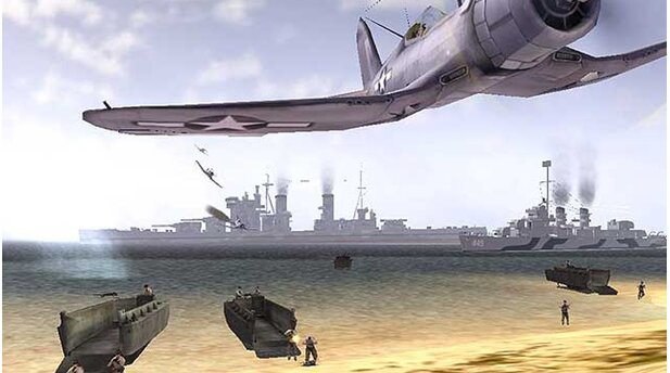 Battlefield 1942Mit Battlefield 1942 legten der schwedische Entwickler DICE (Digital Illusions CE) und der Publisher EA im Jahre 2002 den Grundstein für eine der erfolgreichsten Shooter-Reihen. Auf den Schlachtfeldern des 2. Weltkriegs kämpfen in Battlefield 1942 die Streitkräfte der Alliierten gegen die Achsenmächte um die Kontrolle über Flaggenbasen und damit den Sieg im Conquest-Modus. Die bis zu 64 Spieler können dazu nicht nur auf ein umfassendes Arsenal an Handfeuerwaffen zurückgreifen, sondern auch Fahr- und Flugzeuge nutzen. Zudem stehen verschiedenen Charakterklassen mit unterschiedlicher Ausrüstung zur Wahl. Das Spiel übernahm einige Elemente aus dem Mehrspieler-Abschnitt von Codename Eagle, einem Titel des schwedischen Entwicklerteams Refraction Games, dass 2000 von DICE aufgekauft wurde.