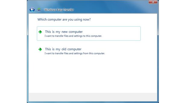 Easy Transfer unter Windows 7 - starten
