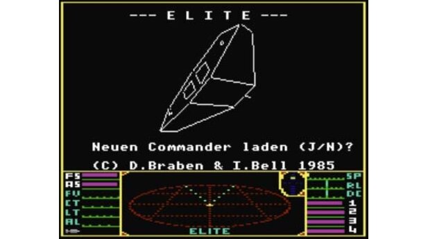 1984EliteEntwickler: Frontier DevelopmentsVertrieb: AcornsoftGenre: ActionRelease: 091984»Commodore C64, ach, Turbo, mein Turbo«