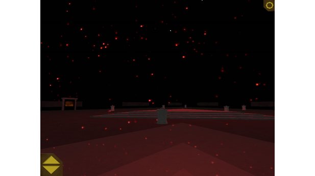 KairoImmer wieder finden wir uns ins fremdartigen Umgebungen wie diesem Planetarium unter roten Sternen wieder.