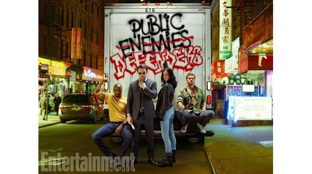 Marvels The Defenders - Das neue Superhelden-Team mit Daredevil, Jessica Jones, Luke Cage und Iron Fist.