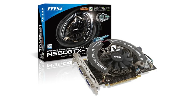 MSI N550GTX-Ti Cyclone II 1GD5OC