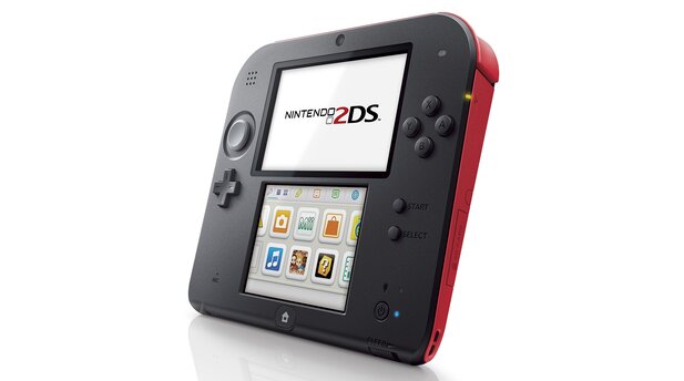 Nintendo 2DSDer neue 2DS ist günstiger als der normale 3DS. Verzichtet dafür aber auf den 3D-Effekt und den Klappmechanismus.