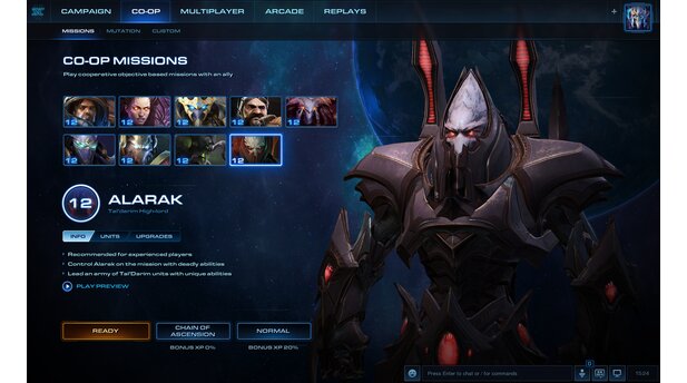 Screenshots zum Update 3.6 mit Commander Alarak