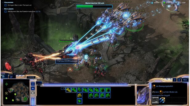 Starcraft 2: Whispers of OblivionIn der neuen Minikampagne ziehen wir mit Zeratul gegen Amons Taldarim-Schergen.