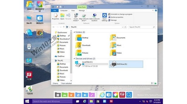 Neue Icons in Windows 10