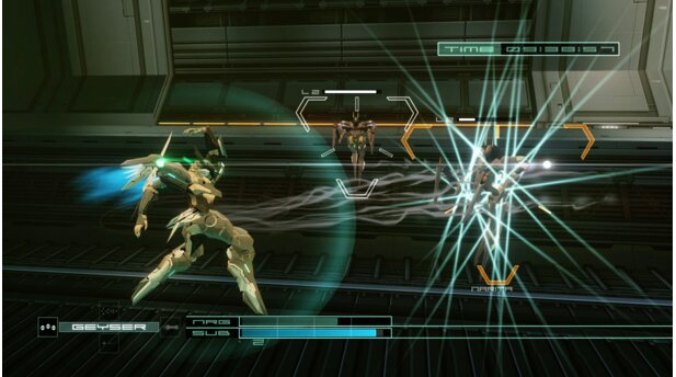 Zone of the Enders: The 2nd Runner MARS - Screenshots aus dem Remaster für PC und PS4 - Wenn die Zielerfassung einmal funktioniert, machen die Kämpfe wirklich Spaß. Aber sie vertut sich oft und es wird so zum Durcheinander.