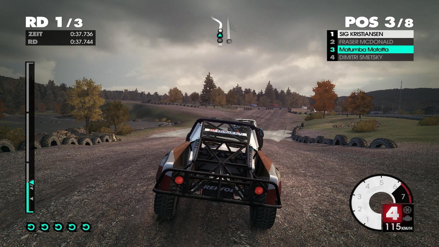 Dirt 3 - Sehr niedrige Details