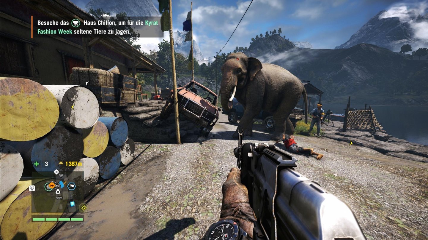 Far Cry 4'N Elefant im Lager!?