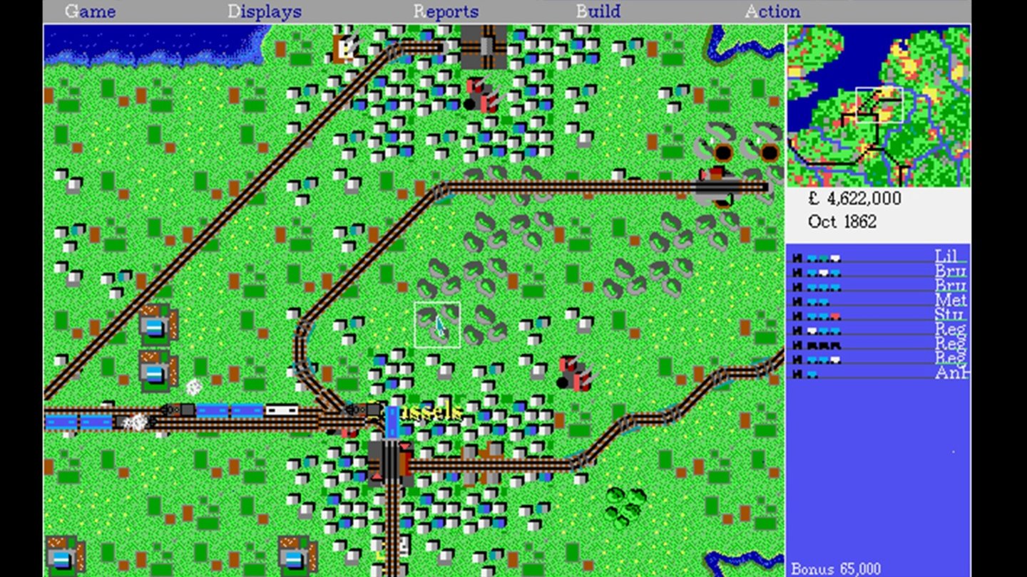 Sid Meier’s Railroad Tycoon (1990)Für sein motivierendes Eisenbahn-Aufbauspiel baut Sid im Büro eine Modellstrecke auf: »Ich glaube aber, die wurde nie wirklich fertig«.
